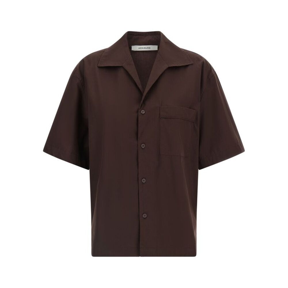 Entire Studios Brown Cotton Women's Blouse